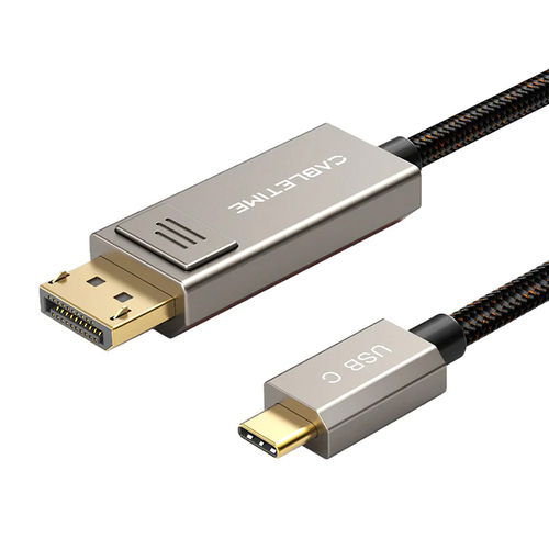 CABLETIME καλώδιο USB-C σε DisplayPort CT-CBD8K, 8K/60Hz, 2m, μαύρο