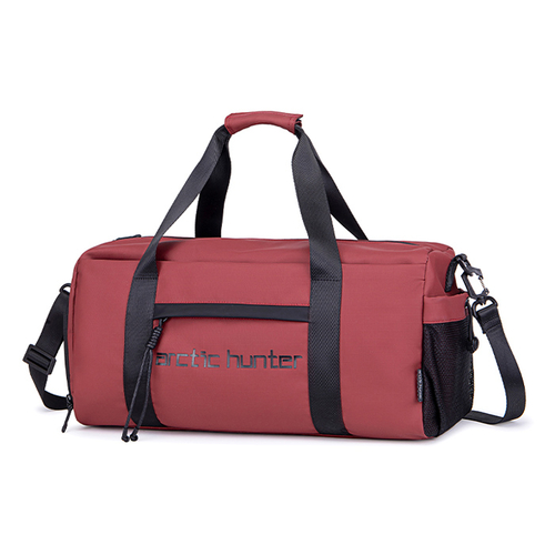 ARCTIC HUNTER τσάντα ταξιδίου LX00537 με θήκη παπουτσιών, 25L, κόκκινη