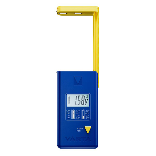 VARTA ψηφιακό tester μπαταρίας 75305 για 9V/AAA//AA/C/D/button cells