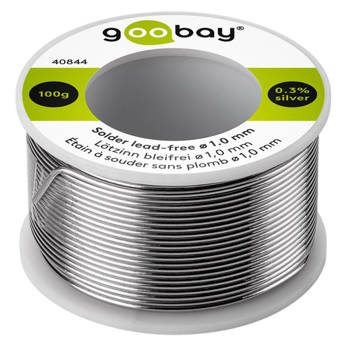 GOOBAY σύρμα συγκόλλησης 40844, Φ1mm, lead free, 100g