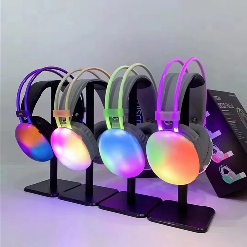 Ασύρματα ακουστικά Bluetooth LED - Headphones - PG580 - RGB - 212058 - Black