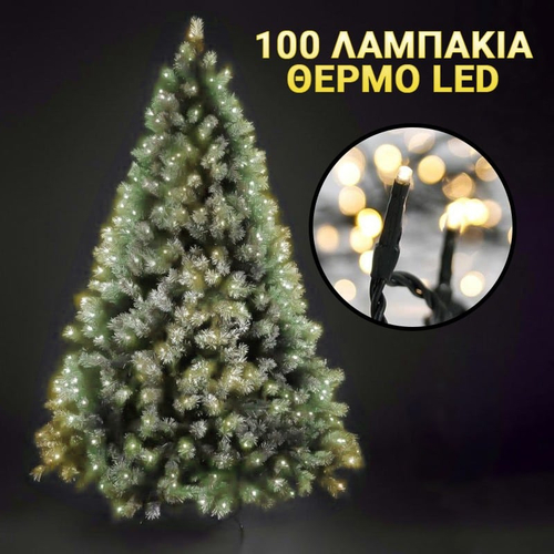 100 Λαμπάκια LED 5mm Θερμό LED ΙΡ20