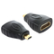 DELOCK αντάπτορας micro HDMI σε HDMI 65242 με Ethernet, μαύρος